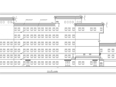 七层面粉加工厂厂房仓库工业建筑 施工图