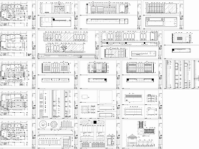 灯具展厅室内 施工图