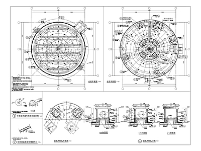 中央储备粮仓储建筑 施工图 工业建筑