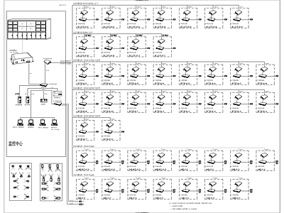 标准常用监控系统图 施工图 建筑电气
