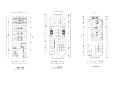 320㎡茶馆室内 施工图