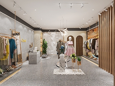 现代女装店 服装店
