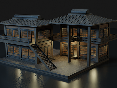 日式木屋 古建筑