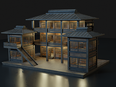 日式木屋 古建筑