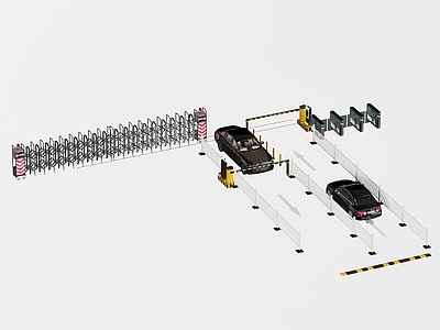 门禁机 停车场入口 道路护栏 减速带 闸机 小区入口摆闸 电动伸缩闸机
