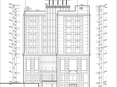 高档酒店建筑 施工图