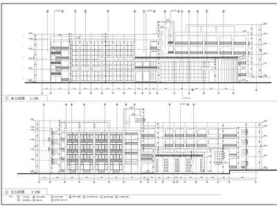 学校综合楼建筑 施工图