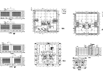 厂房车间大厦工业建筑 施工图 产业园建筑