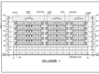 阁楼住宅建筑 施工图