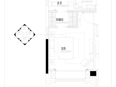 卧室 施工图