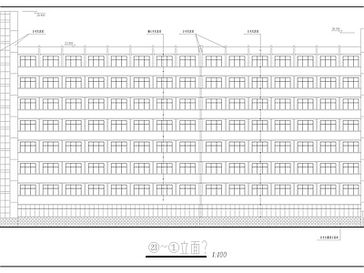 甘肃农业大学学生公寓建筑 施工图