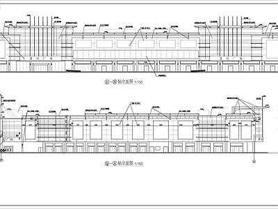 大型商业广场建筑 施工图