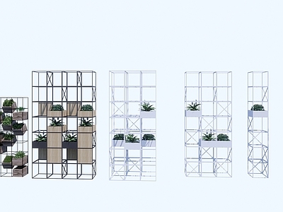 现代花架 花架