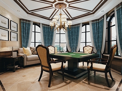 美式棋牌室