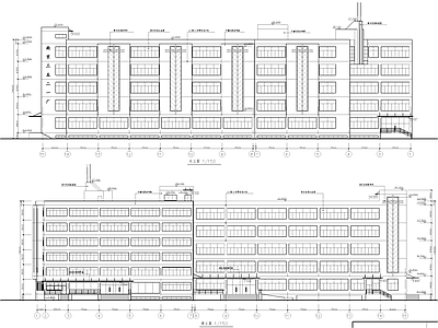 装具车间厂房办公楼工业建筑 施工图