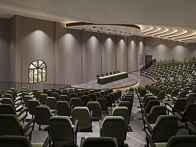 美式报告厅 演播厅