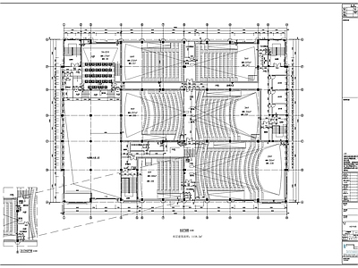 4层现代风格知名大剧院设计方案 施工图 公共建筑