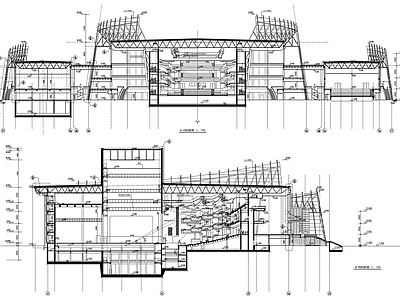 5层大剧院建筑 施工图 公共建筑