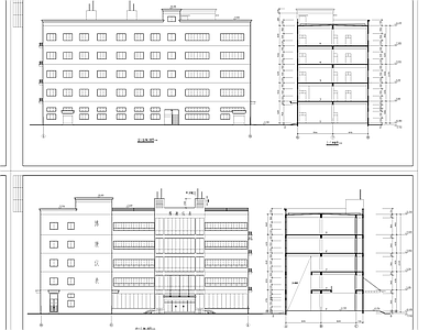 医用器械厂房车间工业建筑 施工图