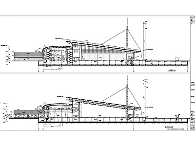 某滨海国际会展中心建筑 施工图 展销厅 展台