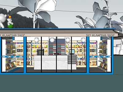 现代活动便利店 集装箱 超市