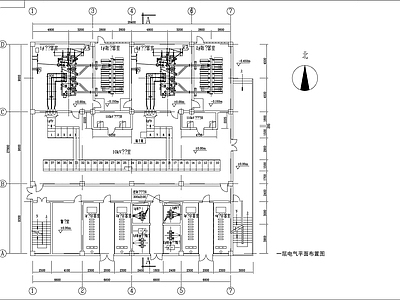 变电站电气布置图 施工图