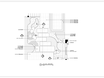 庭院枯山石景观 施工图