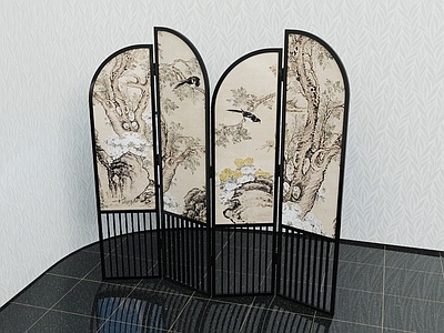 中式屏风