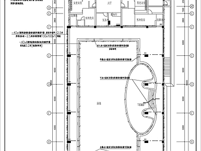 某游泳馆电气图 建筑电气 游泳馆建筑