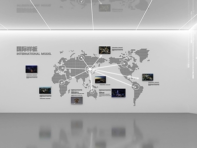 现代科技展厅地图