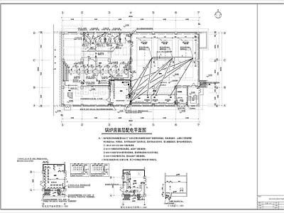 锅炉房电气图 建筑电气 电气图