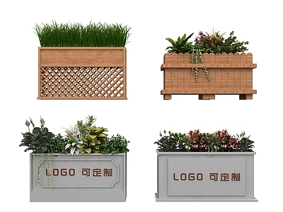 现代花箱