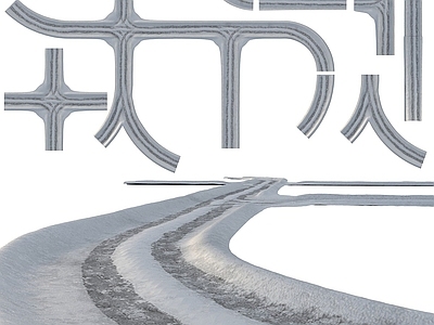 现代积雪路面
