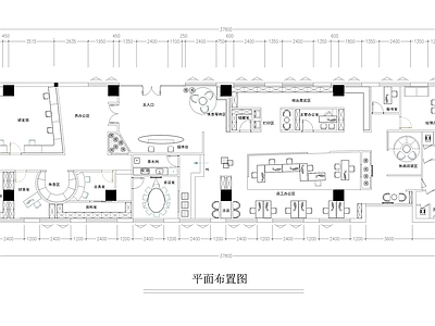 400平办公空间 施工图