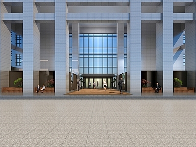 现代家具城入口大门
