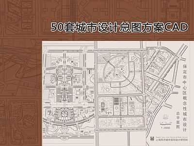 50套城市设计总图方案 规划设计