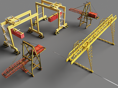 龙门吊 起重机 吊头 塔吊 龙门吊 港口吊机 提梁机 货车起吊机 工业设备