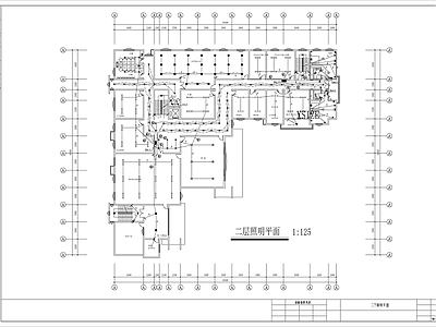 侦察指挥用房综合楼电气 施工图 建筑电气 电气图