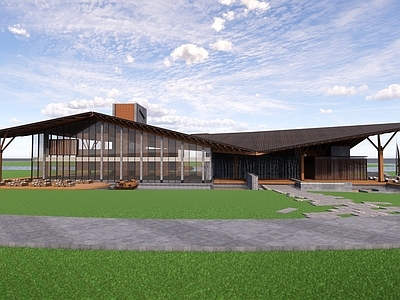 现代驿站建筑