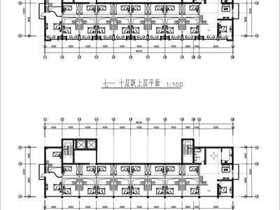 高层复式居住建筑 施工图