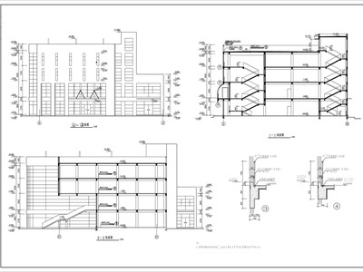 银行建筑 施工图