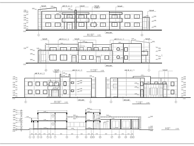 六班幼儿园建筑 施工图