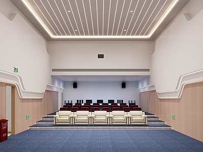 现代电影院 放映厅