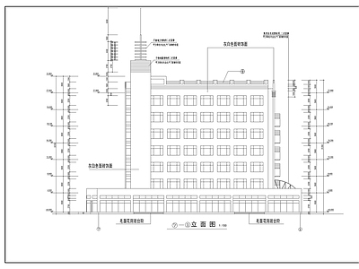 宾馆商住楼建筑图