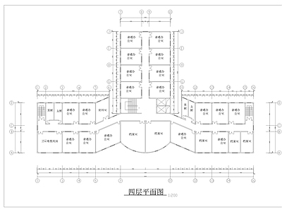 某学校办公楼大楼建筑图