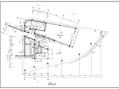 某景区厕所 小卖部 管理用房建筑施工图