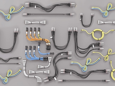 其他数码器材 现代电缆数据线网 电缆线插头 零件电线缆线线束 工业电缆器材