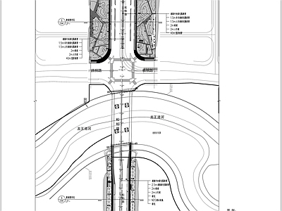 城市道路景观 施工图