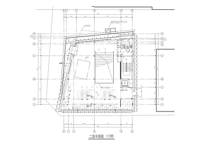 现代风格售楼处室内 施工图