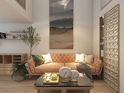 现代LOFT客厅